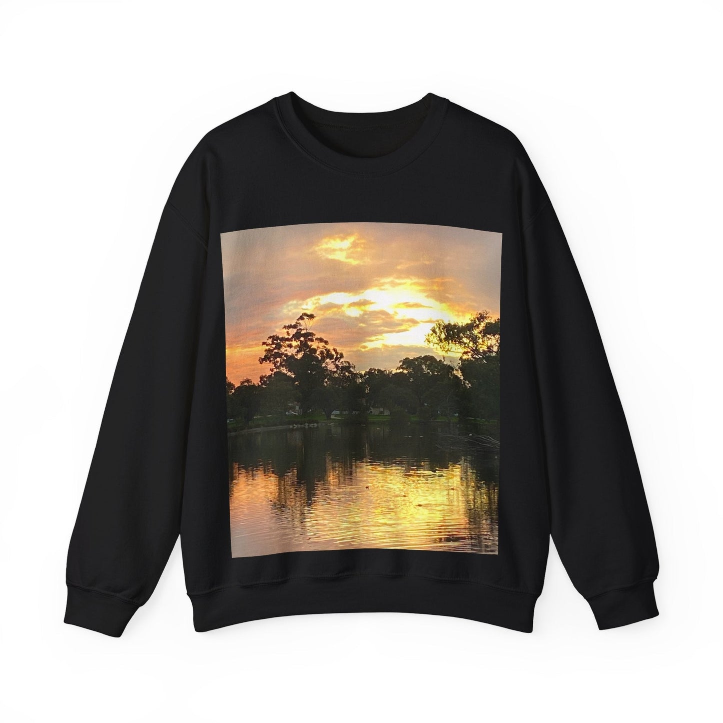Sunset Blessing Unisex Heavy Blend™ Crewneck Sweatshirt S / Black Sweatshirt