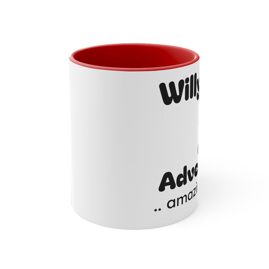 Willy Wart Adventures- Colorful Accent Mugs, 11oz