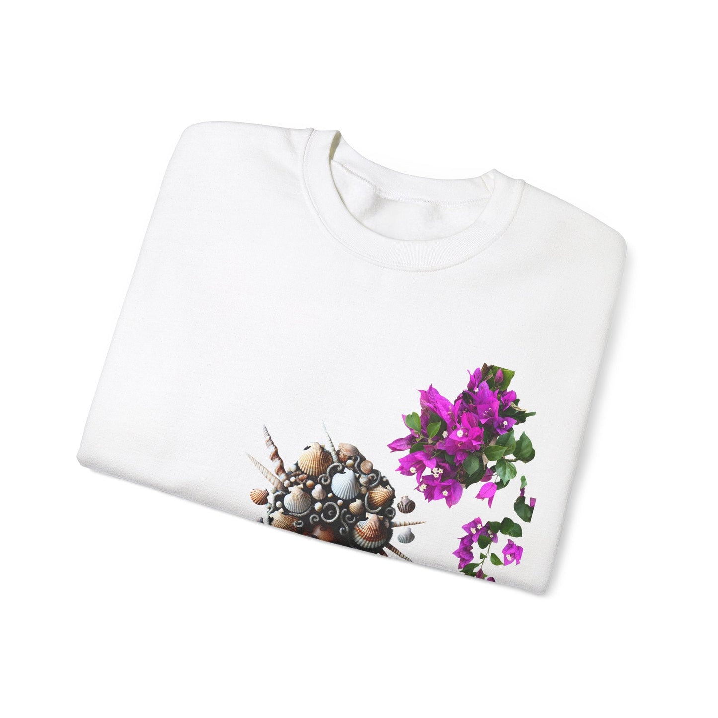Beautiful Lady Unisex Heavy Blend™ Crewneck Sweatshirt Sweatshirt