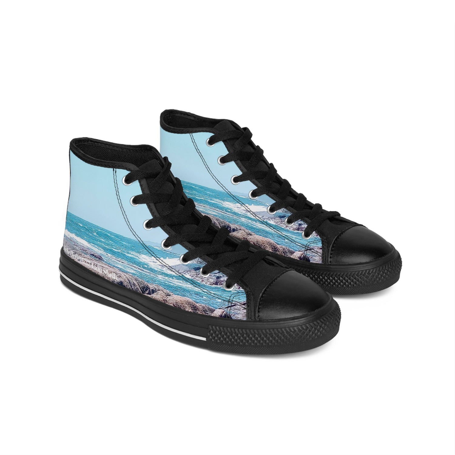 Sneakers - Ocean Waves Design