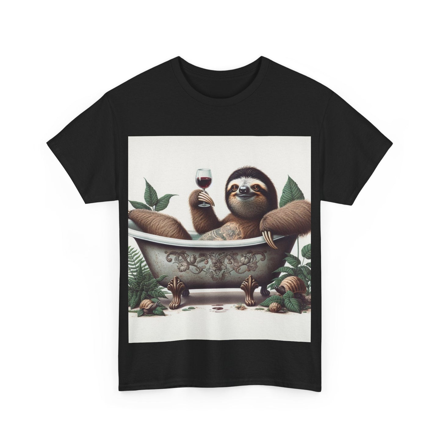 G’day Sloth Heavy Cotton Tee buy any 3 get 1 free. Free Shipping within Australia T-Shirt