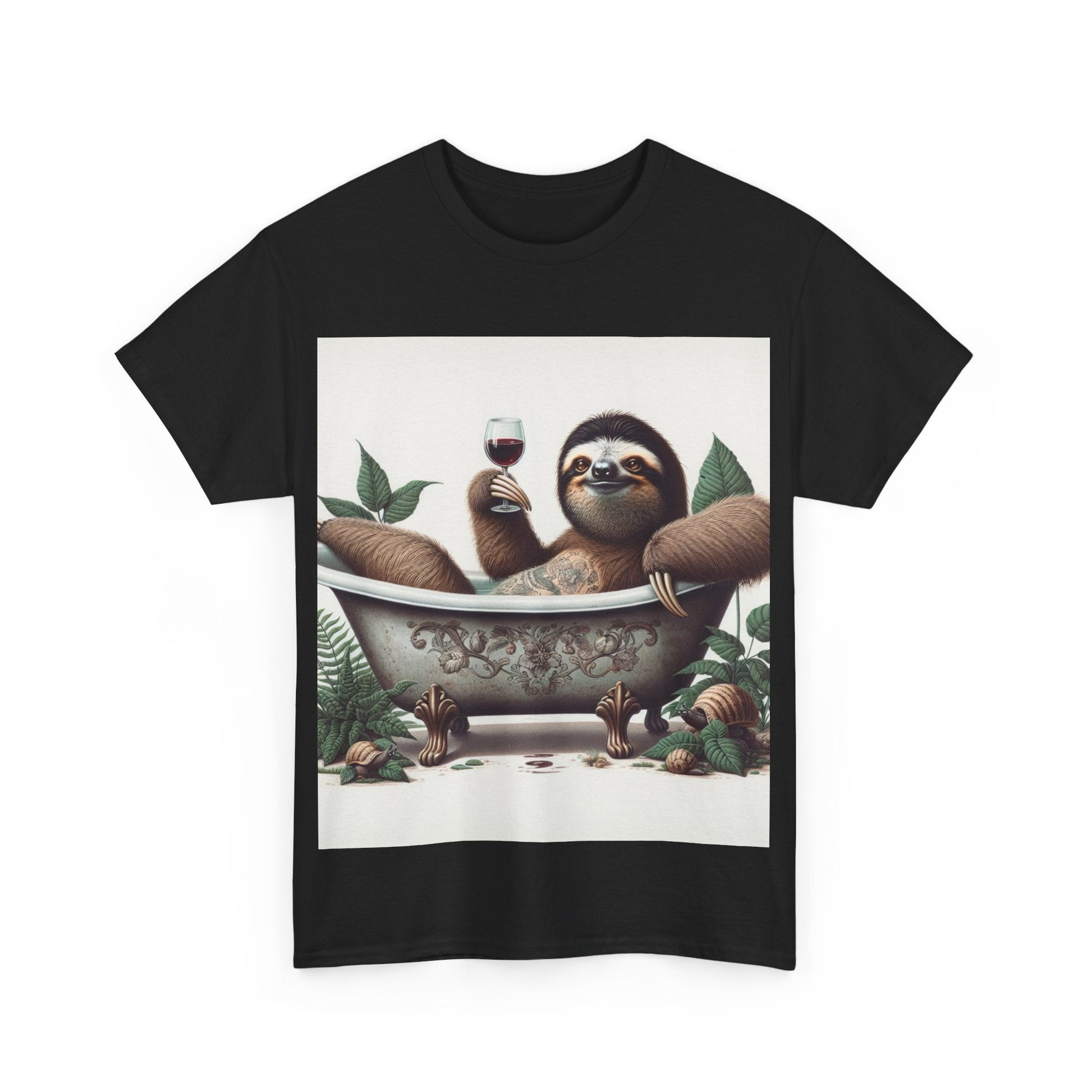 G’day Sloth Heavy Cotton Tee buy any 3 get 1 free. Free Shipping within Australia T-Shirt