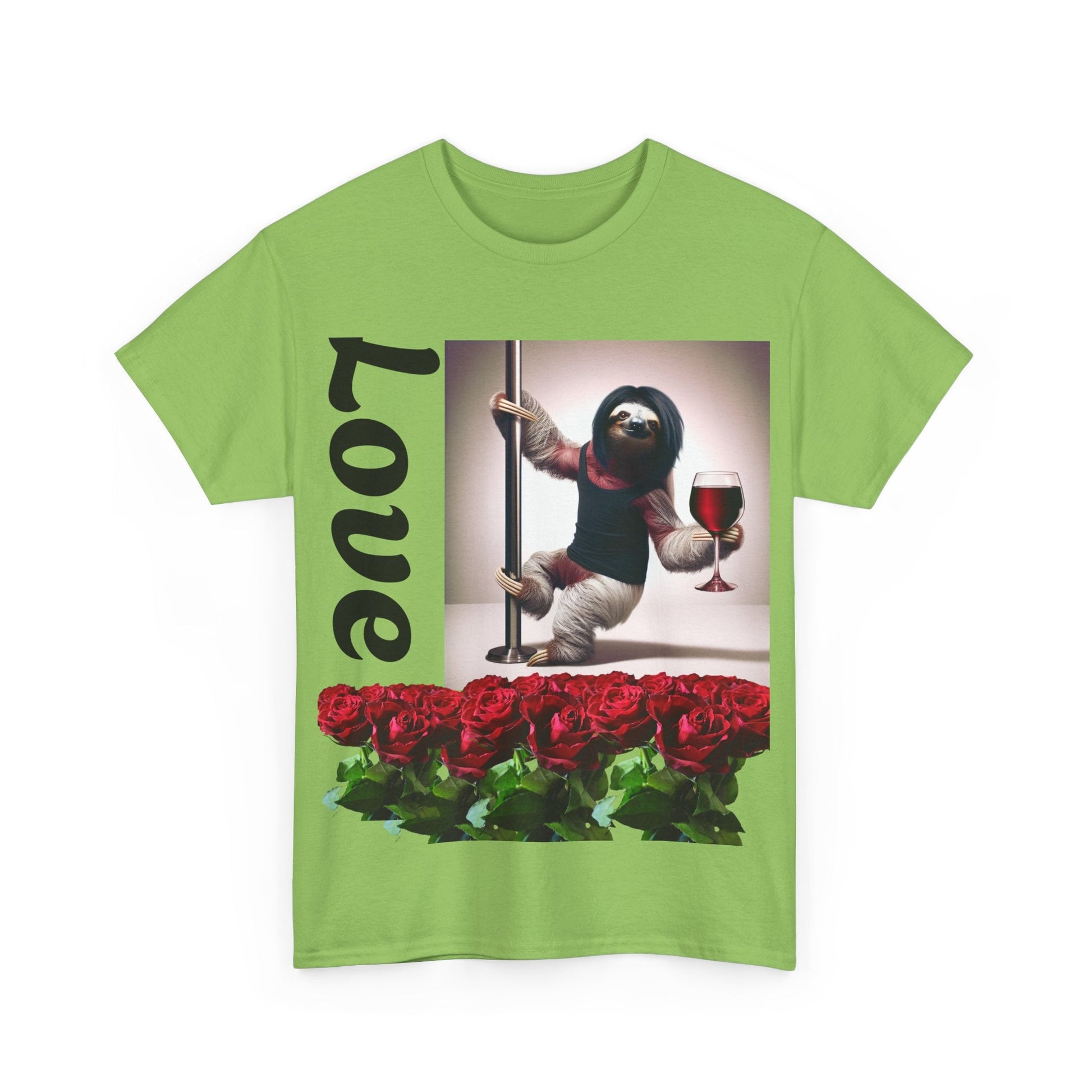 Love Sloth Heavy Cotton Tee T-Shirt