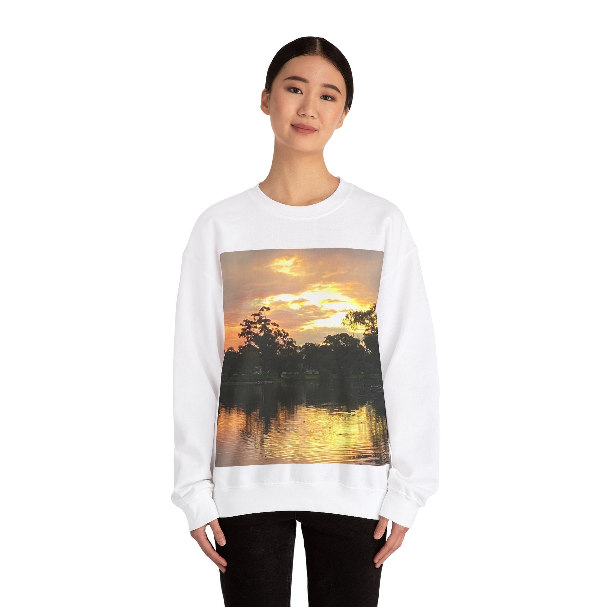 Sunset Blessing Unisex Heavy Blend™ Crewneck Sweatshirt Sweatshirt