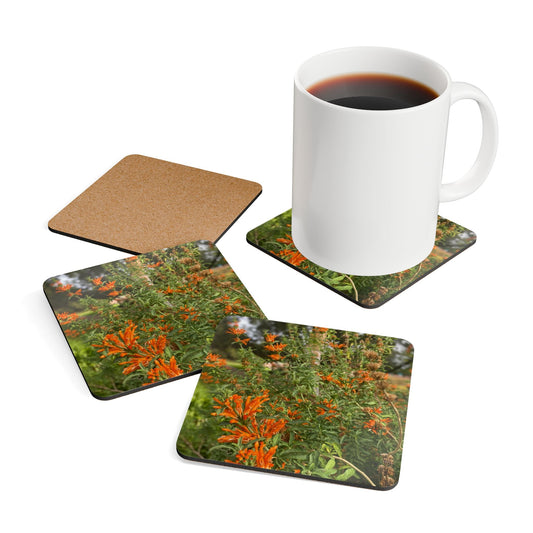 Cathylove- Mummy Dear - Corkwood Coaster Set 20% Off Code: Cathylove Cork / 3.75’’ × Square