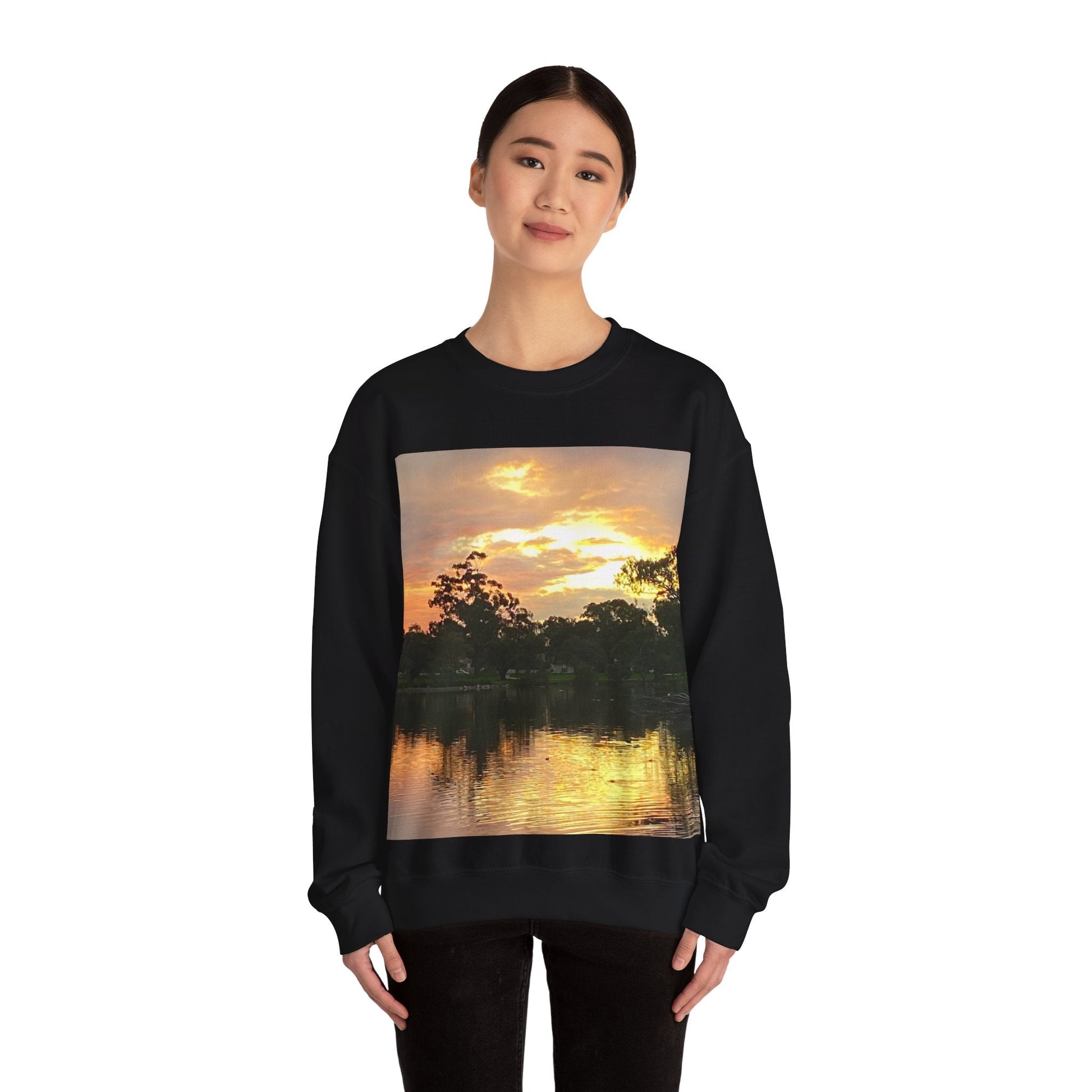 Sunset Blessing Unisex Heavy Blend™ Crewneck Sweatshirt Sweatshirt