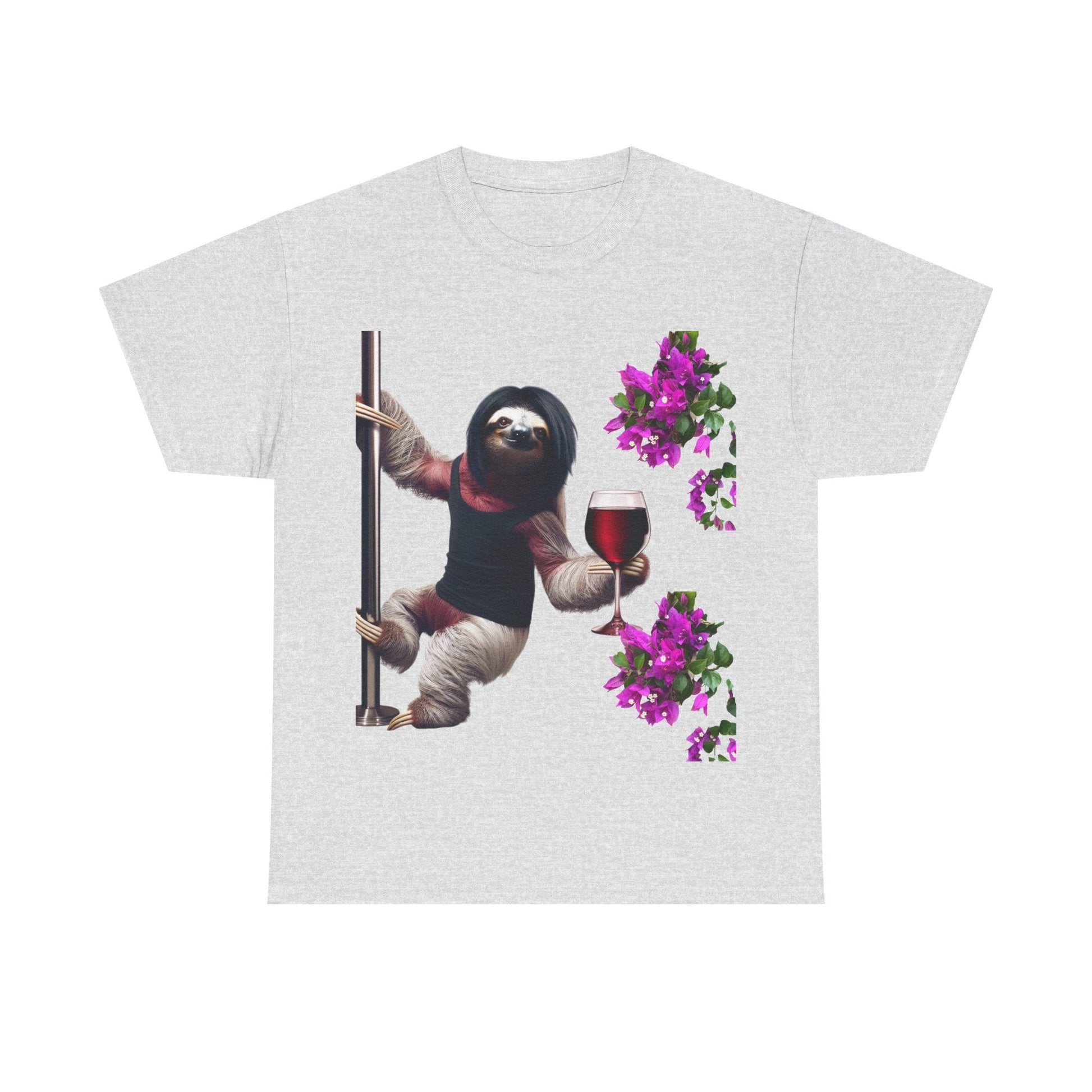 Sweet Love Sloth Heavy Cotton Tee Ash / S T-Shirt