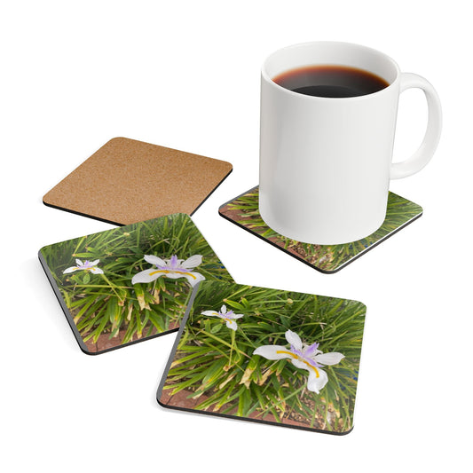 Cathylove Corkwood Coaster Set 20% Off Code: Cork / 3.75’’ × Square Home Decor