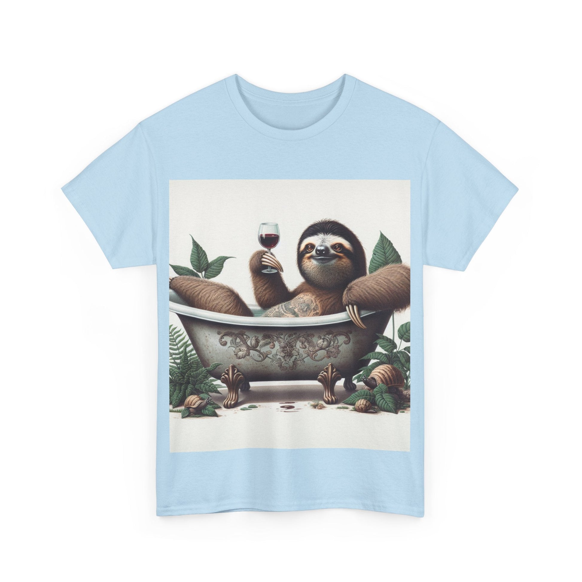 G’day Sloth Heavy Cotton Tee buy any 3 get 1 free. Free Shipping within Australia T-Shirt