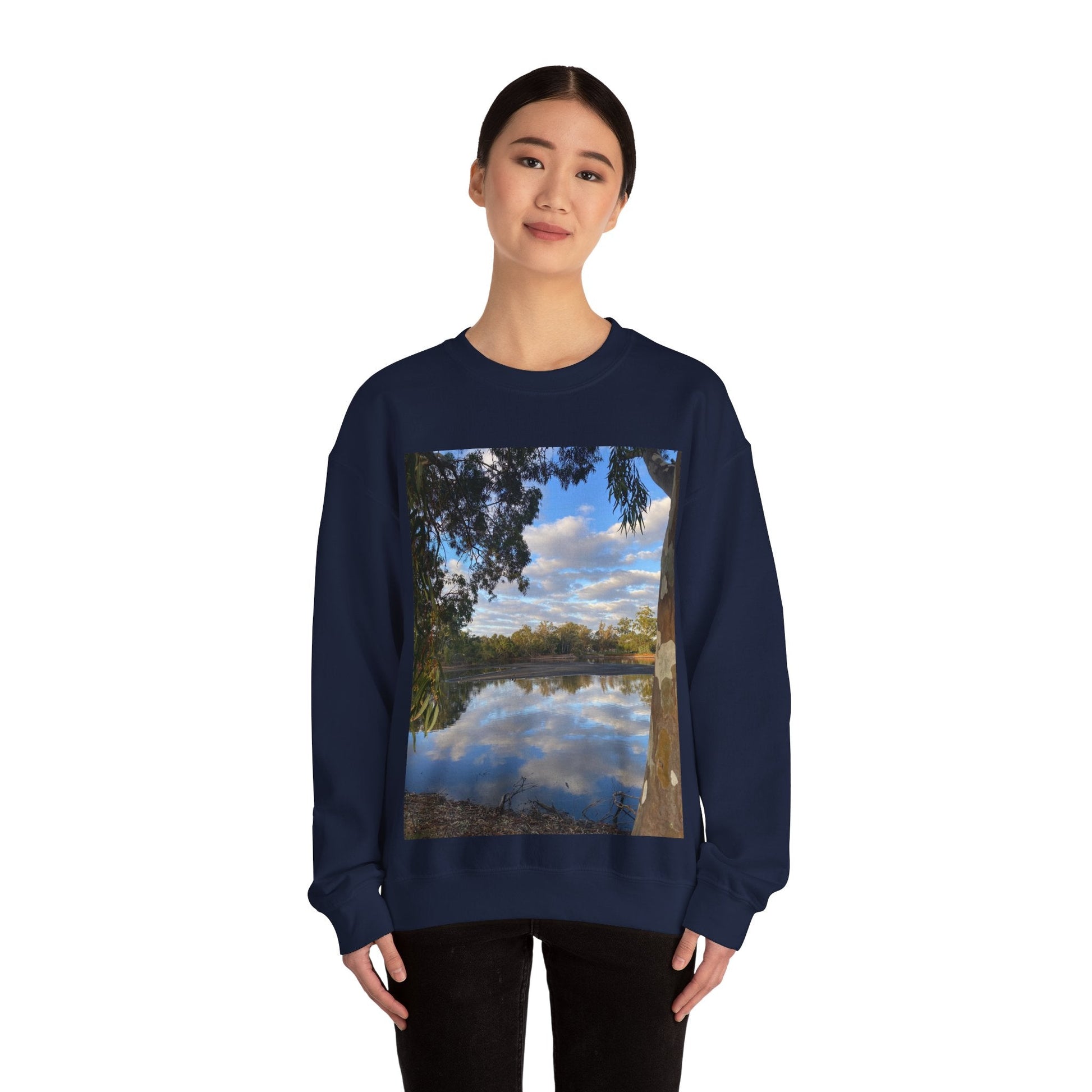Dreamy Lake Unisex Heavy Blend™ Crewneck Sweatshirt Sweatshirt