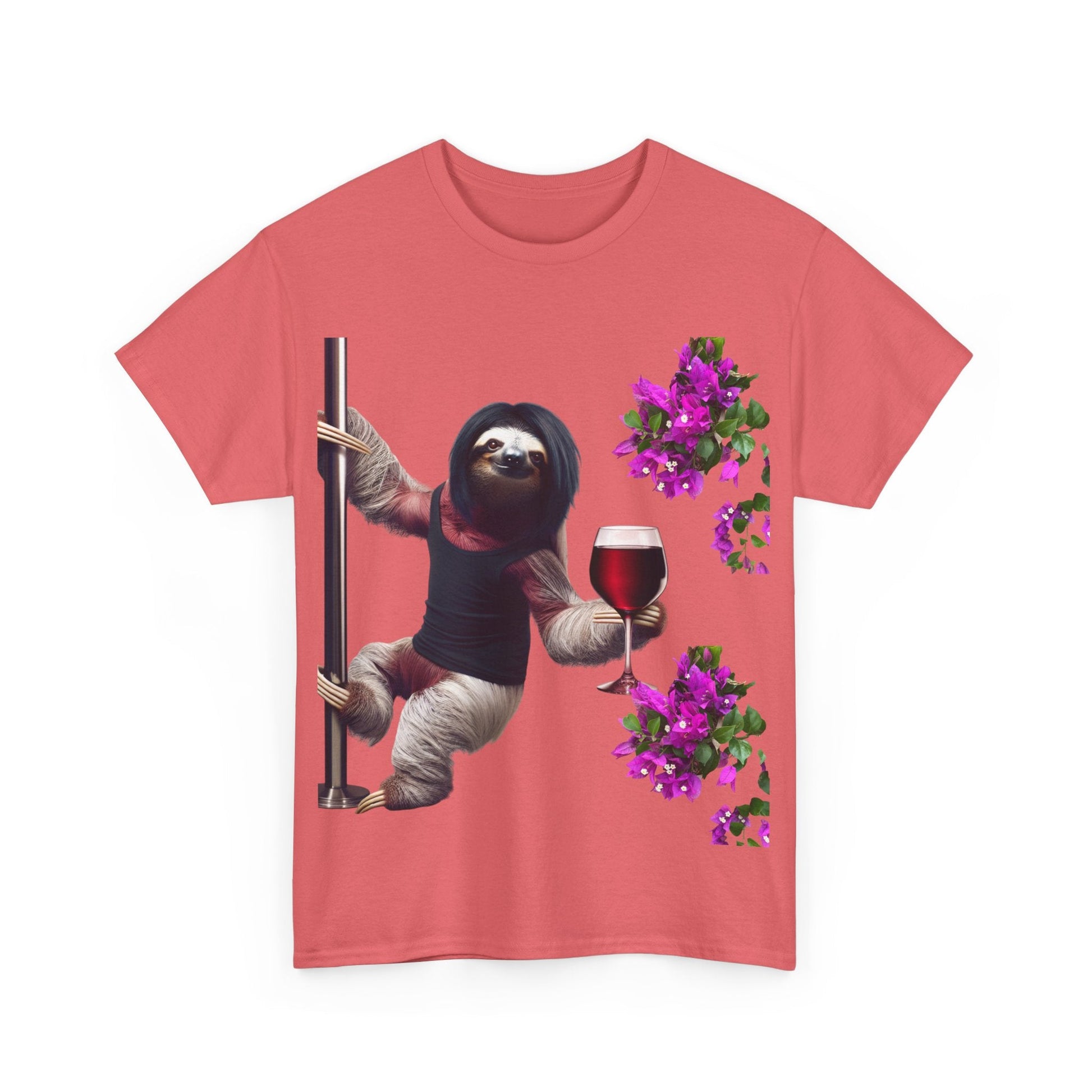 Sweet Love Sloth Heavy Cotton Tee T-Shirt