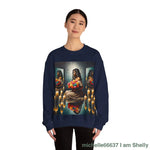 Beautiful lady Unisex Heavy Blend™ Crewneck Sweatshirt Sweatshirt