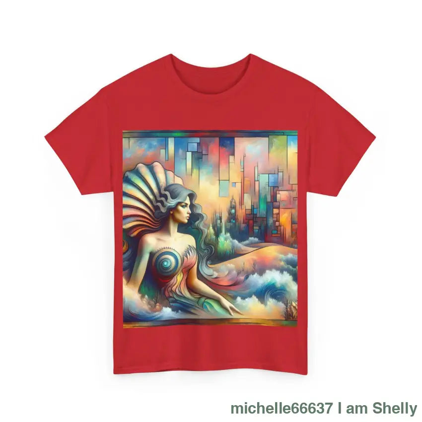 Beautiful Shel Heavy Cotton Tee buy any 3 get 1 free. Free Shipping within Australia T-Shirt