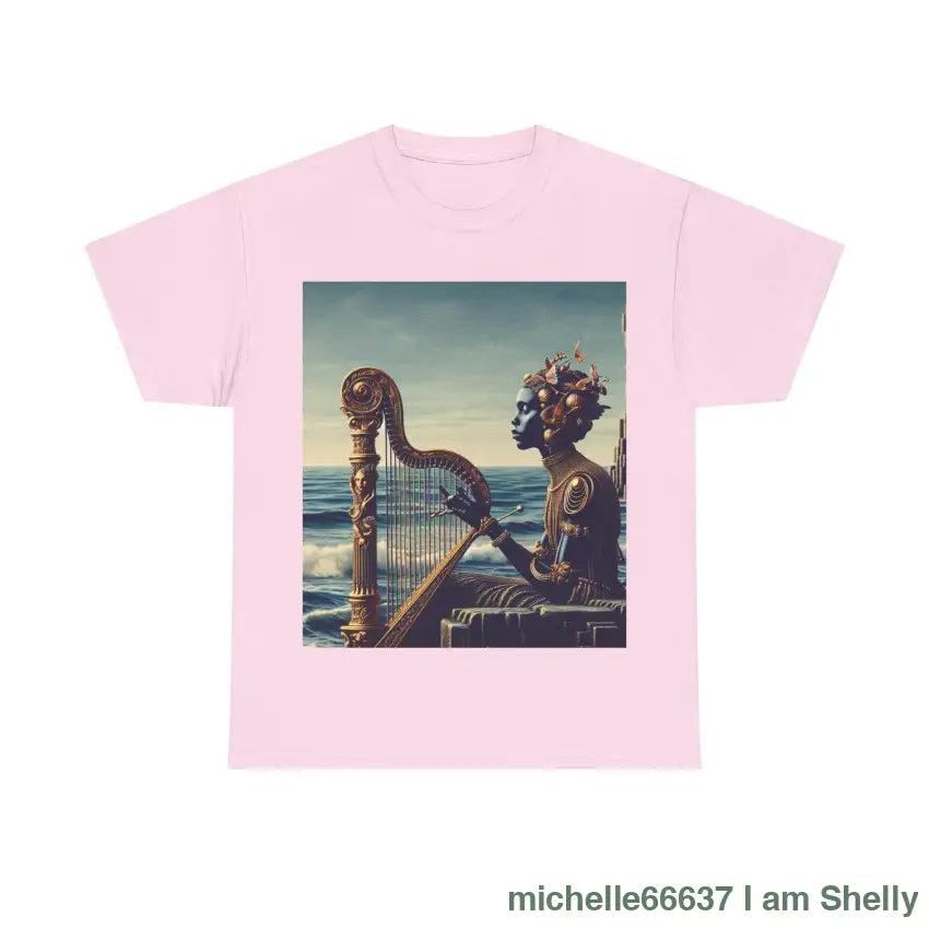 Beautiful Shel music Heavy Cotton Tee Light Pink / S T-Shirt