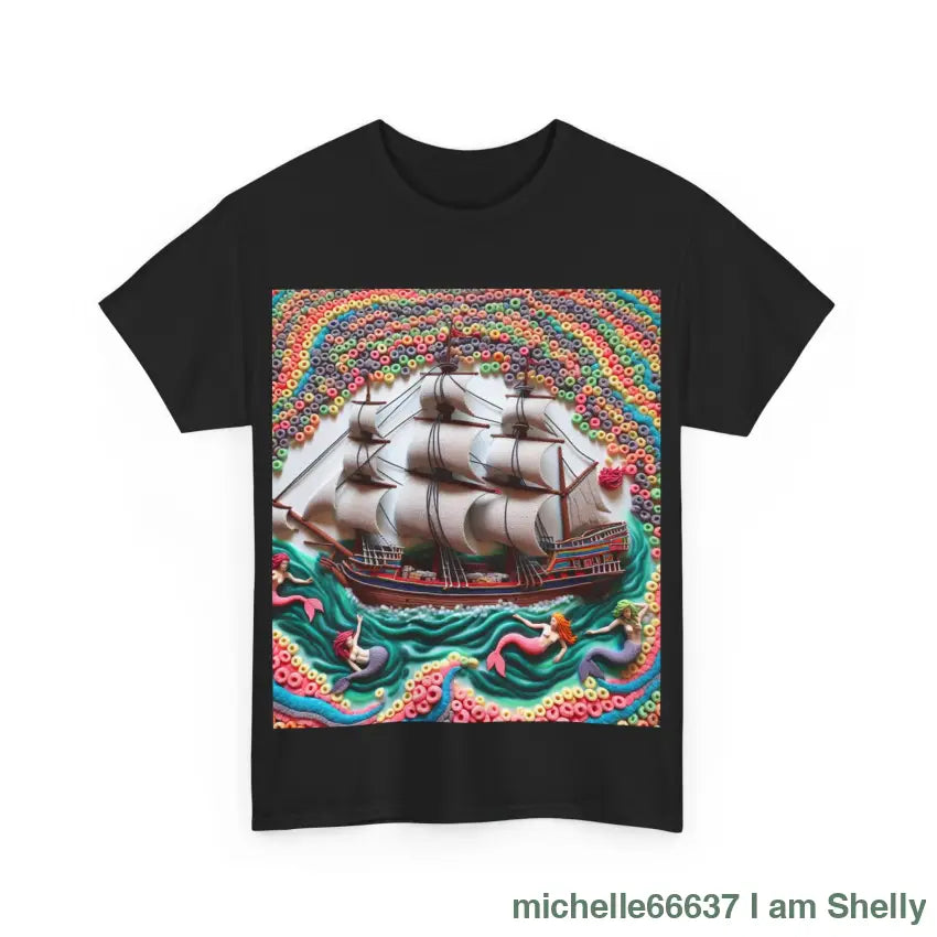 Colours of the sea Heavy Cotton Tee T-Shirt