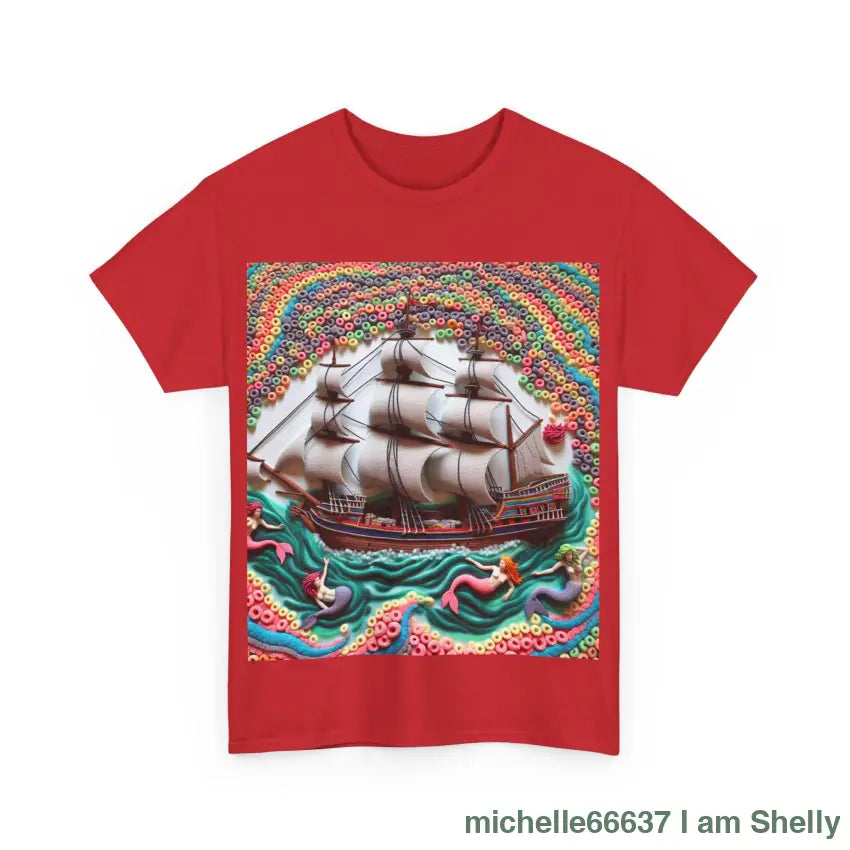 Colours of the sea Heavy Cotton Tee T-Shirt