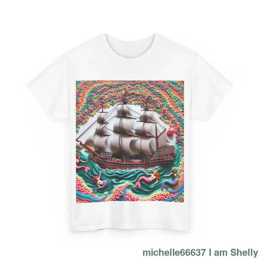 Colours of the sea Heavy Cotton Tee T-Shirt