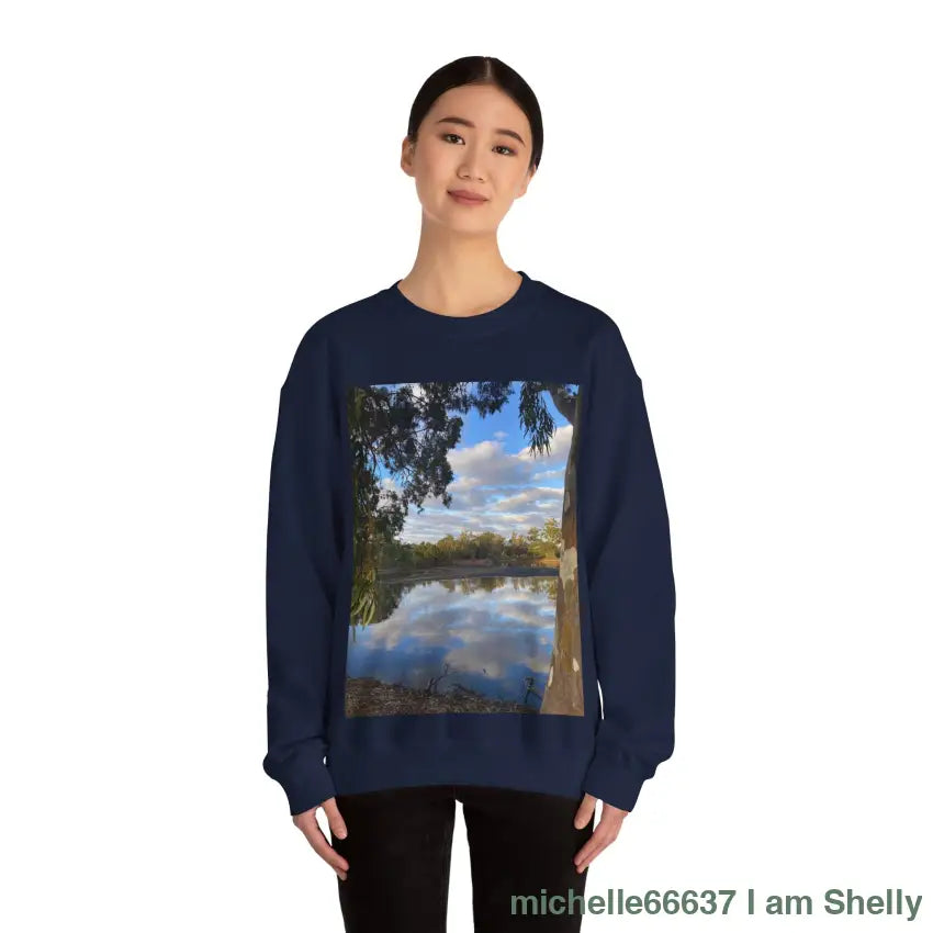 Dreamy Lake Unisex Heavy Blend™ Crewneck Sweatshirt Sweatshirt