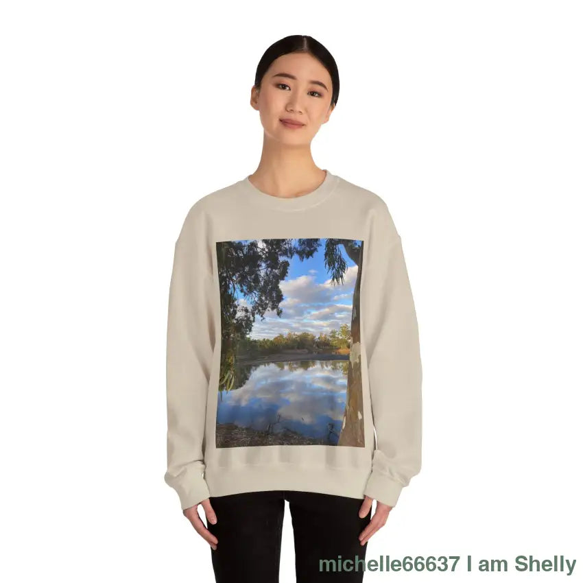 Dreamy Lake Unisex Heavy Blend™ Crewneck Sweatshirt Sweatshirt