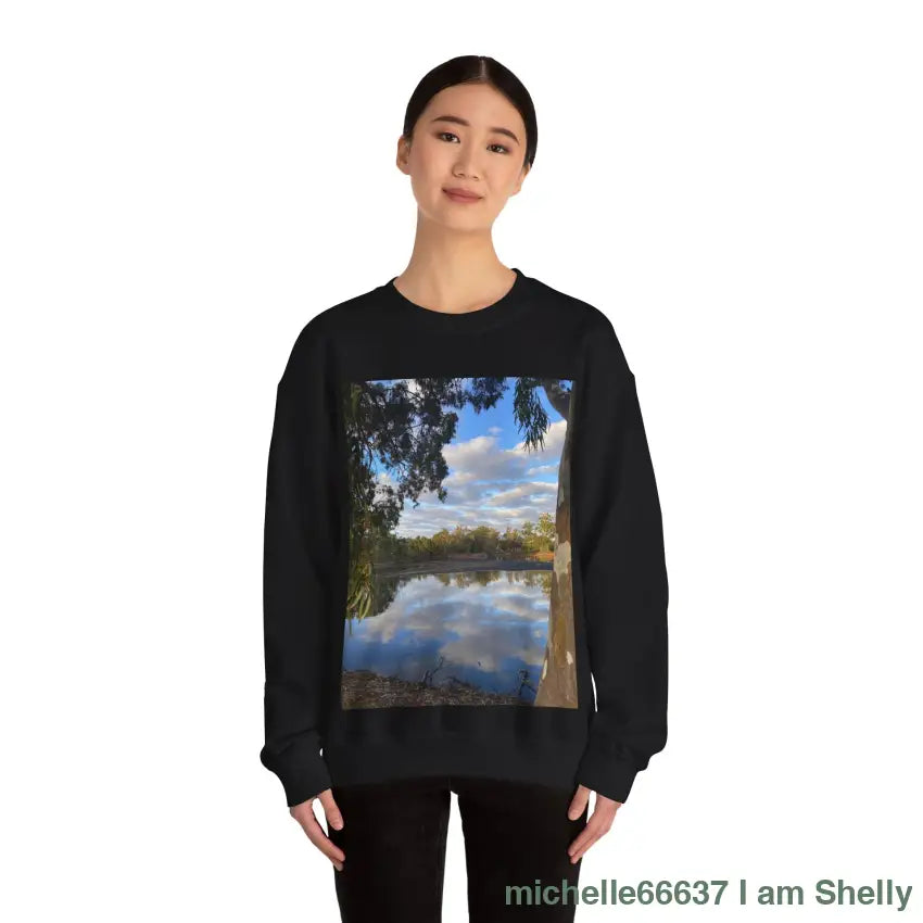 Dreamy Lake Unisex Heavy Blend™ Crewneck Sweatshirt Sweatshirt