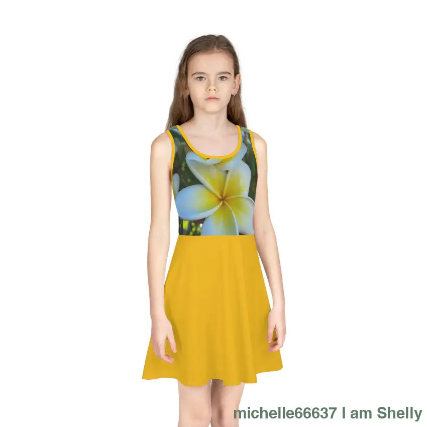 Flower Girls’ Sleeveless Sundress (AOP) All Over Prints