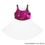 Flower Girls’ Sleeveless Sundress (AOP) Seam thread color automatically matched to design / 2T All Over Prints