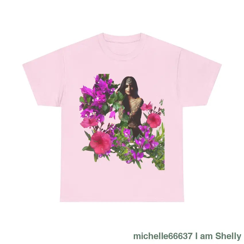 Flower Princess - Heavy Cotton Tee Light Pink / S T-Shirt