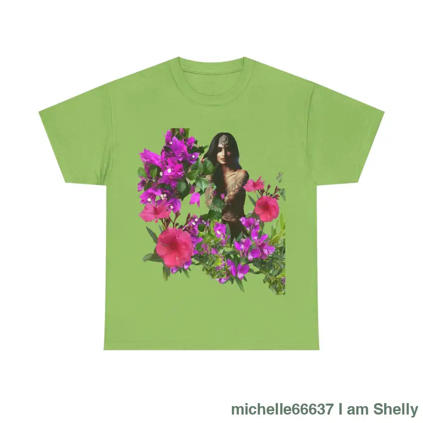 Flower Princess - Heavy Cotton Tee Lime / S T-Shirt