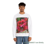 Flower Unisex Heavy Blend™ Crewneck Sweatshirt Sweatshirt