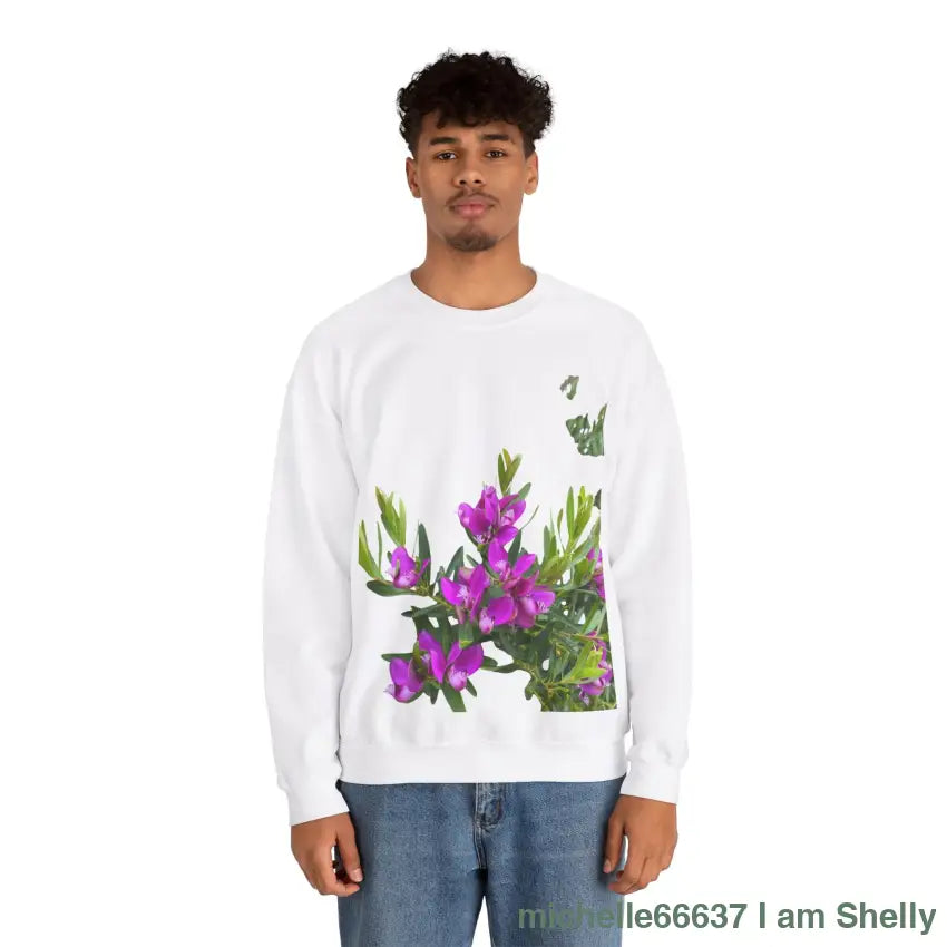 Flower Unisex Heavy Blend™ Crewneck Sweatshirt Buy 2 get 3rd 50% Off Sweatshirt