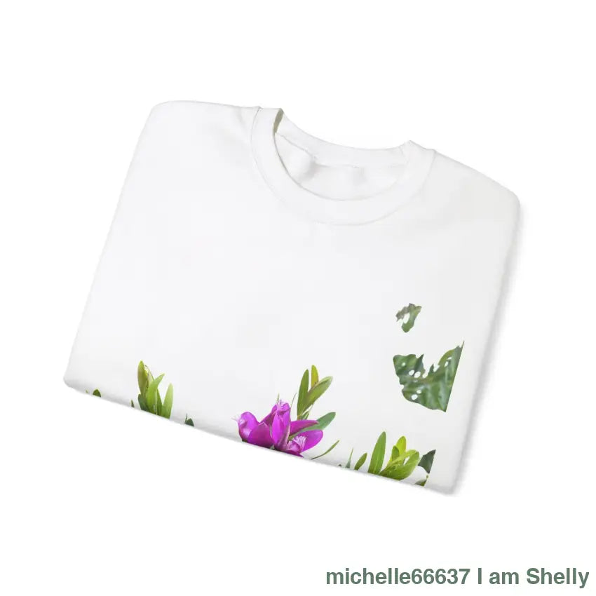 Flower Unisex Heavy Blend™ Crewneck Sweatshirt Buy 2 get 3rd 50% Off Sweatshirt