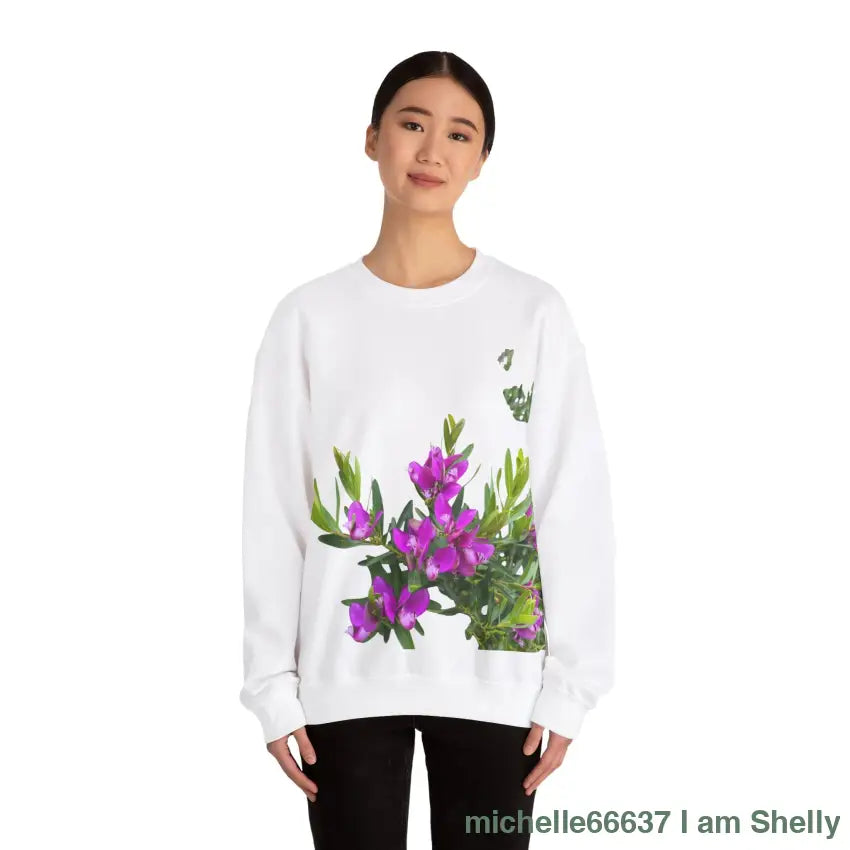 Flower Unisex Heavy Blend™ Crewneck Sweatshirt Buy 2 get 3rd 50% Off Sweatshirt