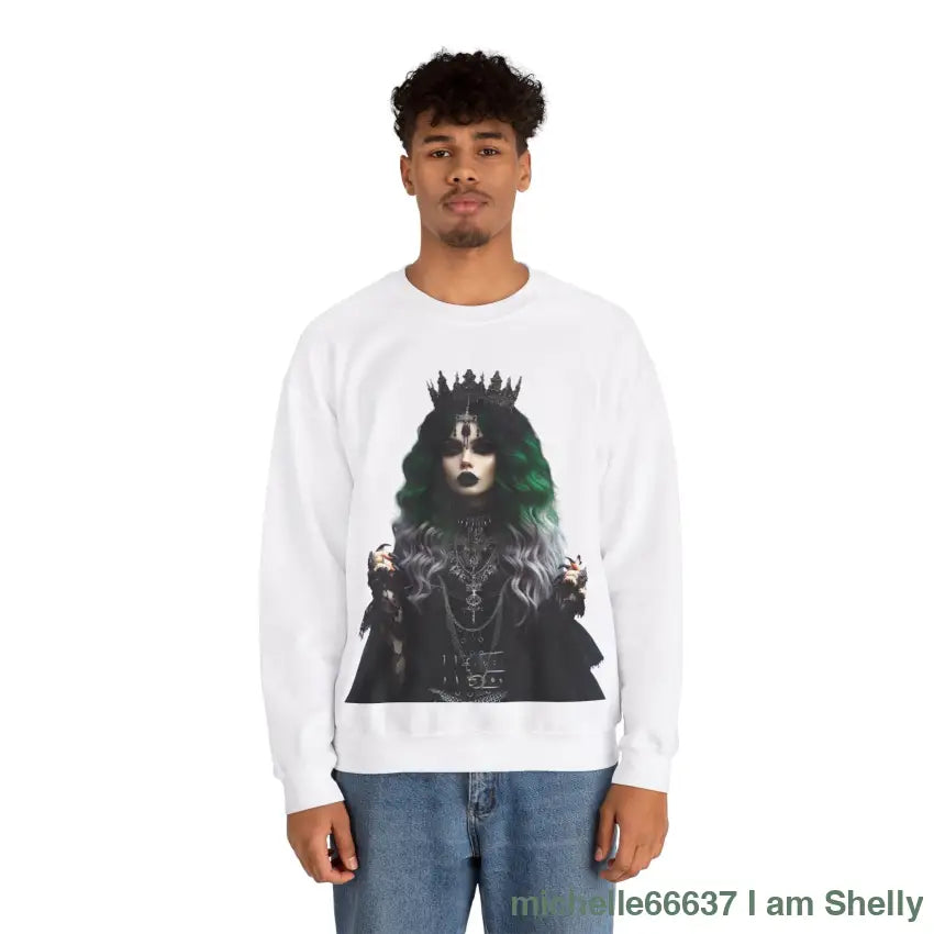 Goth Queen Unisex Heavy Blend™ Crewneck Sweatshirt Buy 2 get 3rd 50% off Sweatshirt