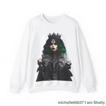 Goth Queen Unisex Heavy Blend™ Crewneck Sweatshirt Buy 2 get 3rd 50% off S / White Sweatshirt