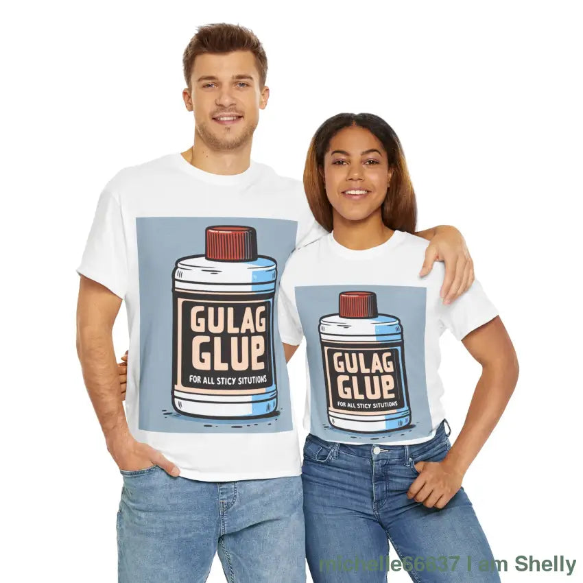 Gulag Glue Cotton Tee White / S T-Shirt