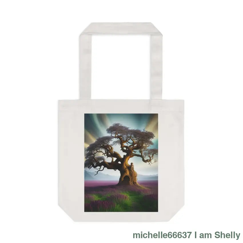 Iloveshelly - Magical Tree Cotton Tote Bag 30% Off Code: One Size / Cream Bags