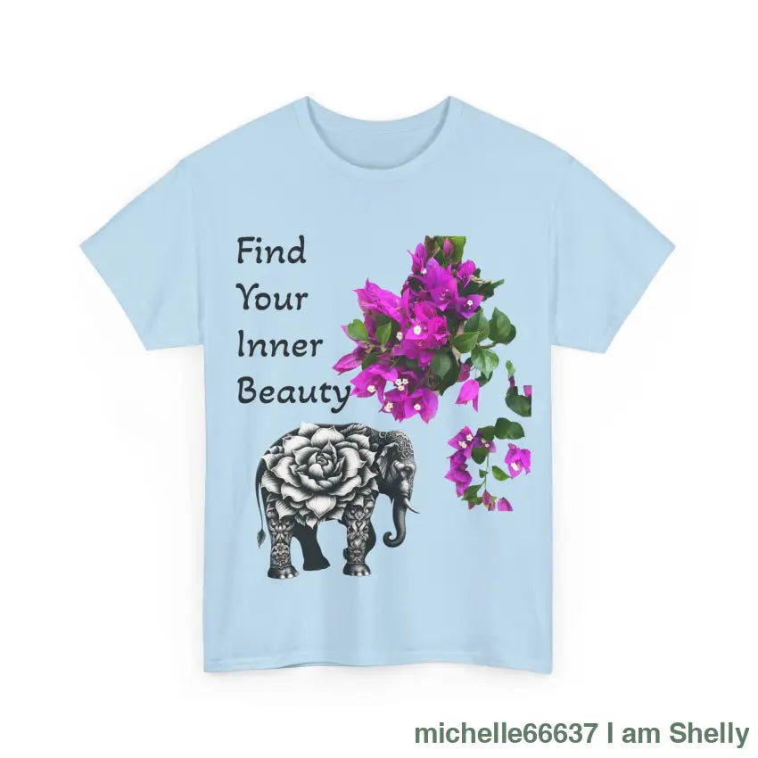 Inner Beauty - Heavy Cotton Tee buy any 3 get 1 free. Free Shipping within Australia T-Shirt