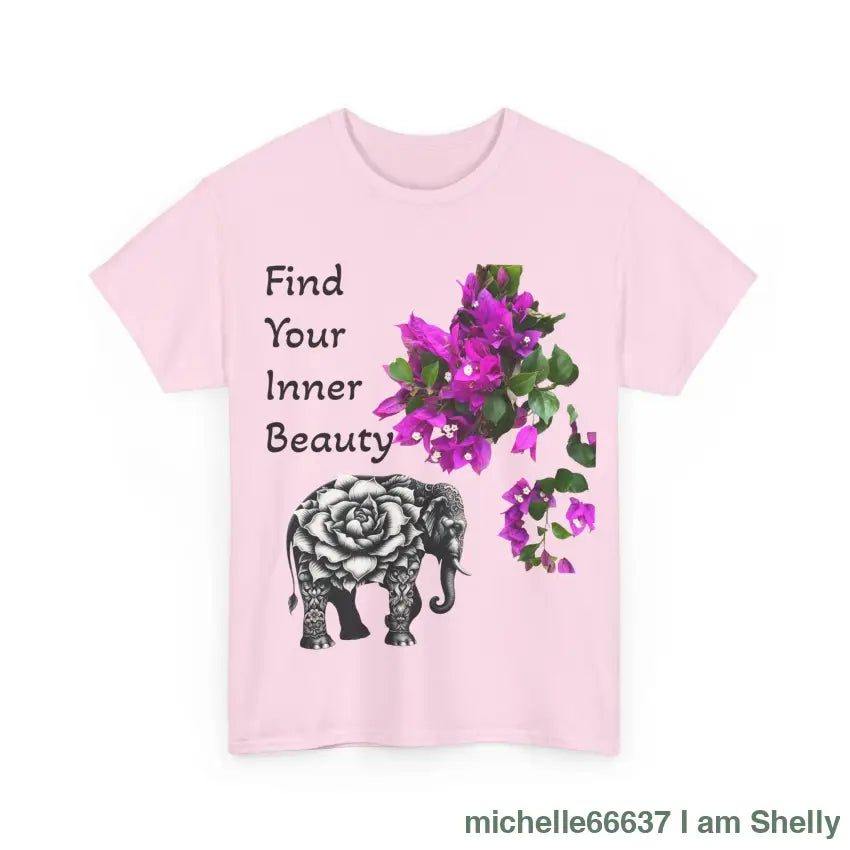 Inner Beauty - Heavy Cotton Tee buy any 3 get 1 free. Free Shipping within Australia T-Shirt