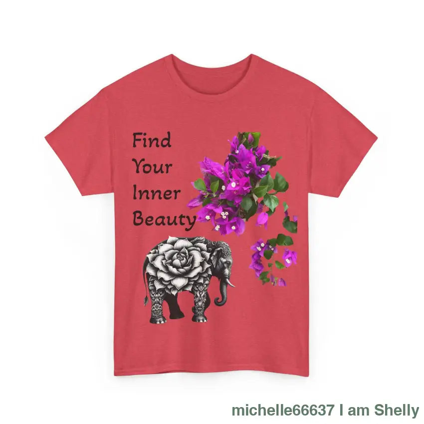 Inner Beauty - Heavy Cotton Tee buy any 3 get 1 free. Free Shipping within Australia T-Shirt