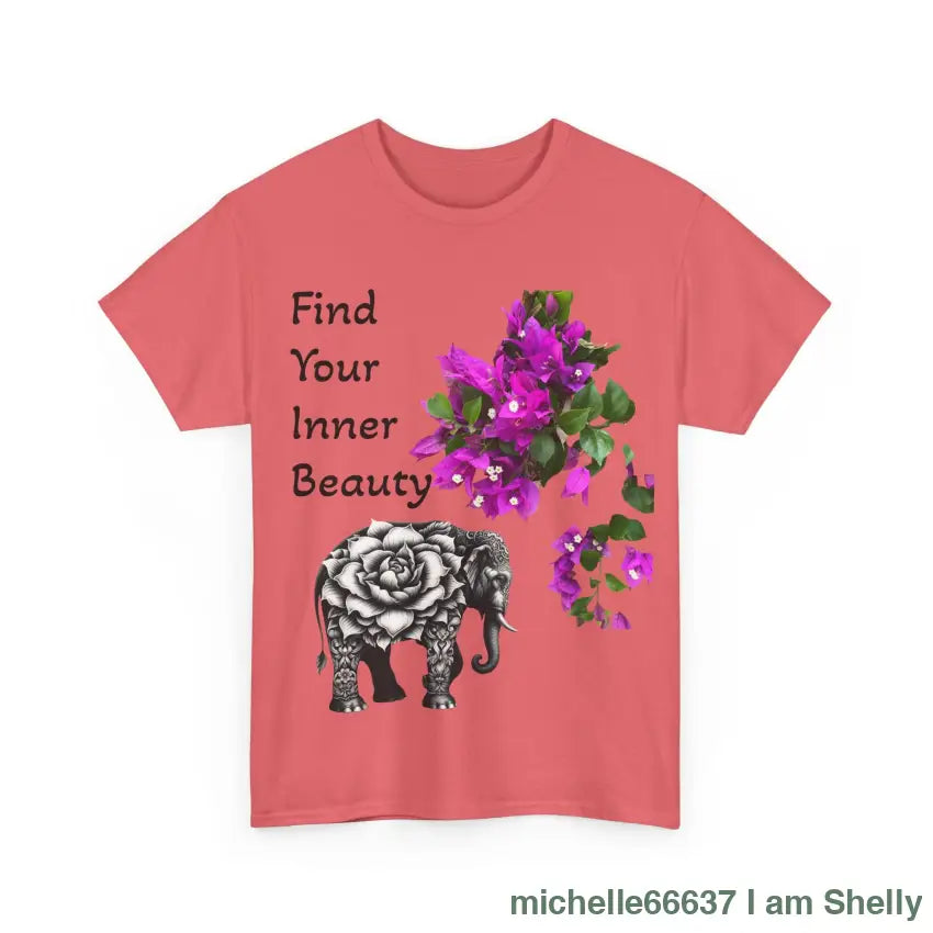 Inner Beauty - Heavy Cotton Tee buy any 3 get 1 free. Free Shipping within Australia T-Shirt