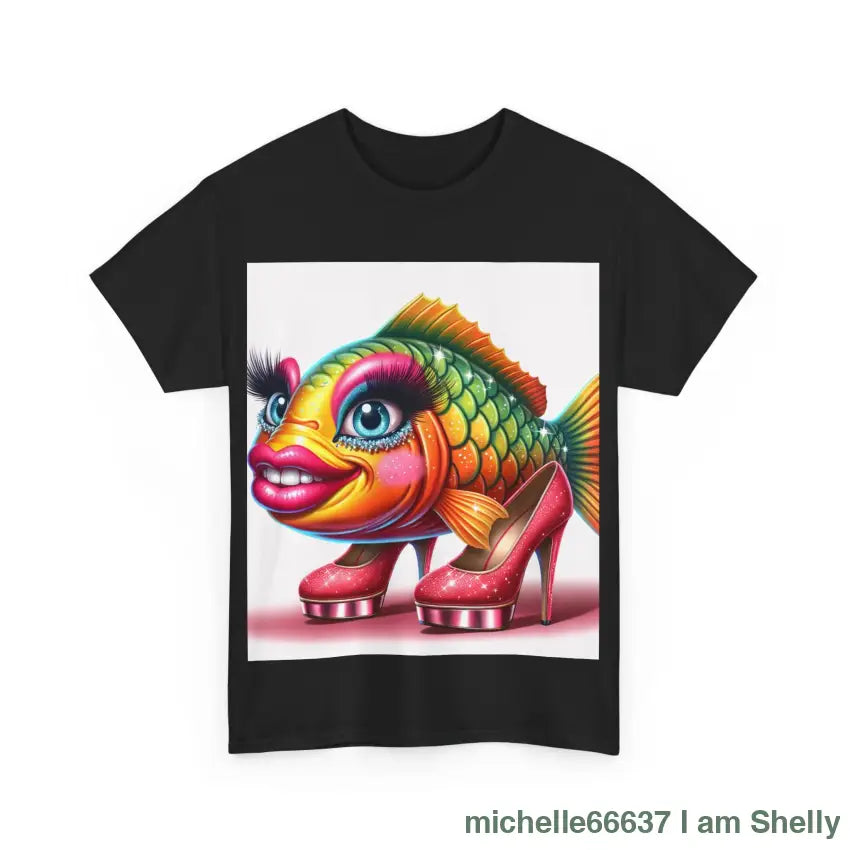 Kinky Trout Boots Heavy Cotton Tee T-Shirt