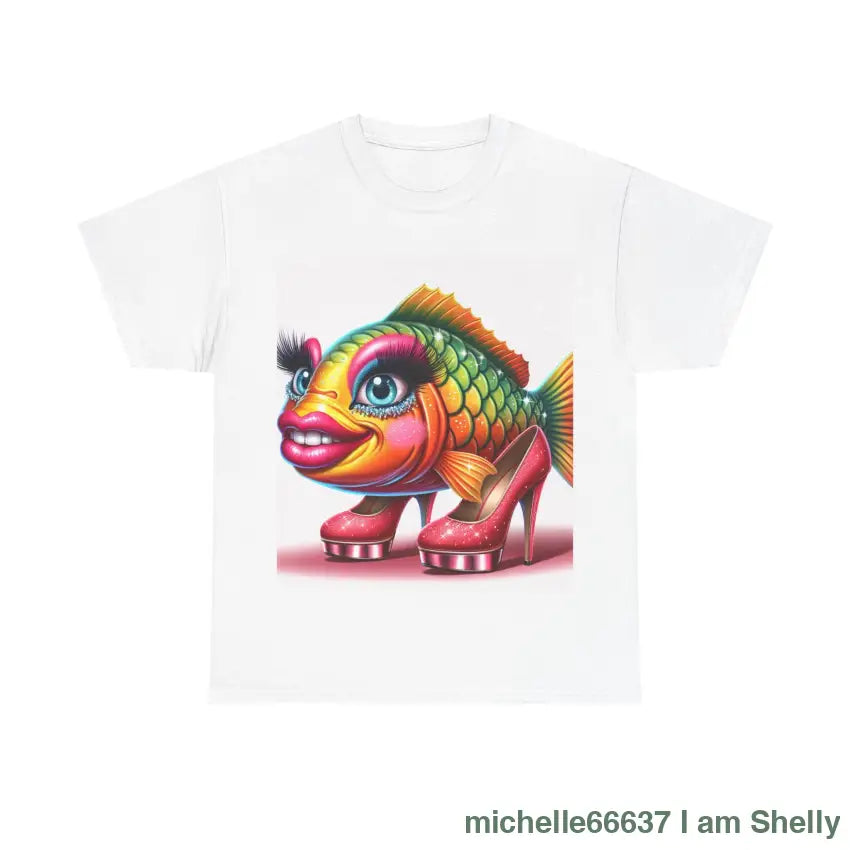 Kinky Trout Boots Heavy Cotton Tee White / S T-Shirt