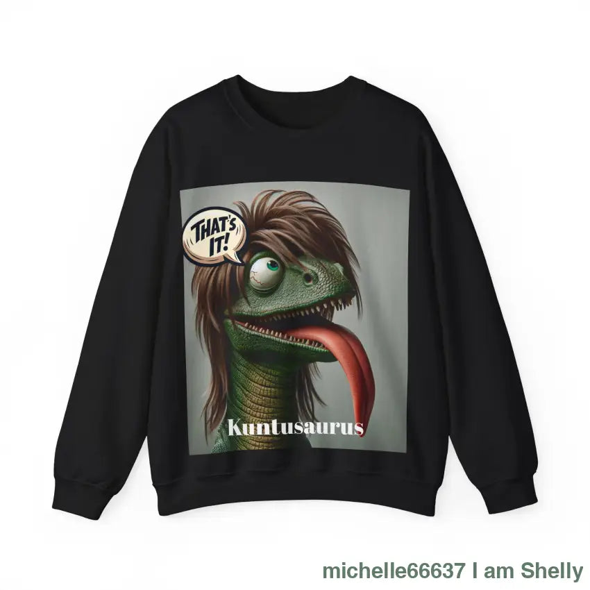 Kuntusaurus that’s it! Unisex Heavy Blend™ Crewneck Sweatshirt S / Black Sweatshirt