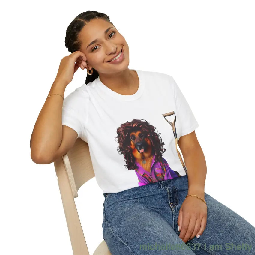 Lassie Wig Collection of Unisex Softstyle T-Shirt White / S T-Shirt