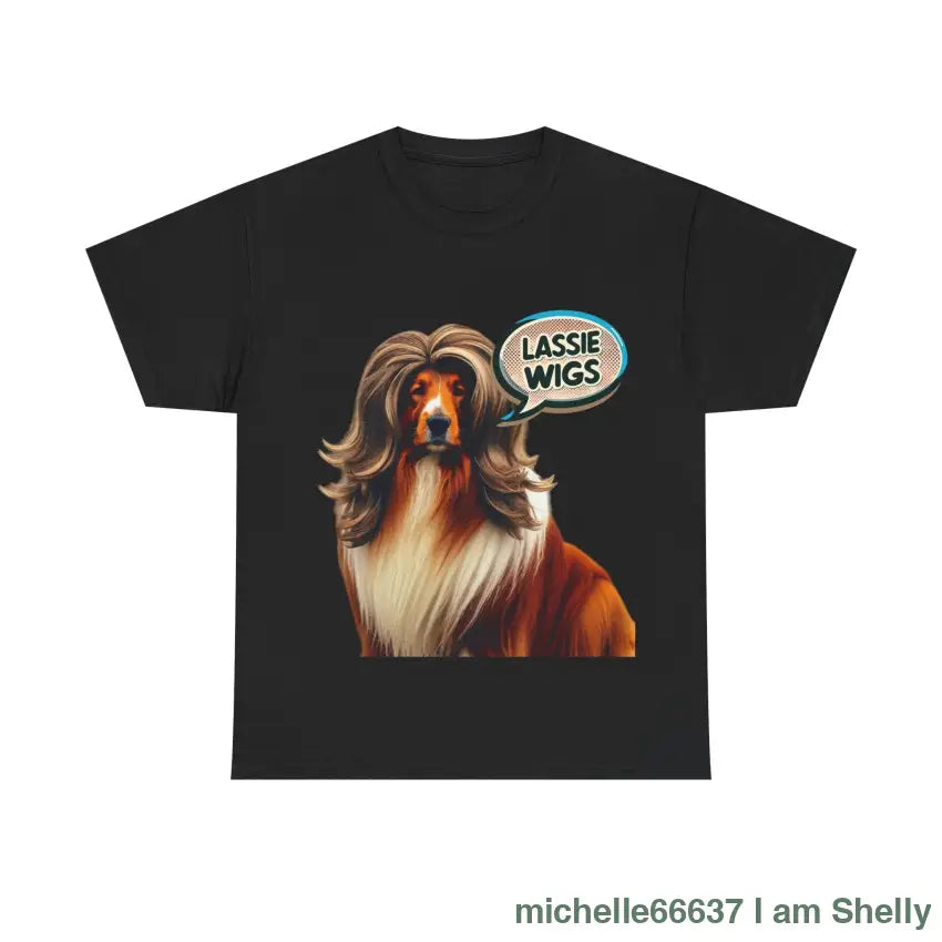 Lassie Wigs Heavy Cotton Tee Black / S T-Shirt