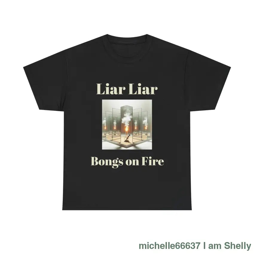 Liar Liar Heavy Cotton Tee Black / S T-Shirt