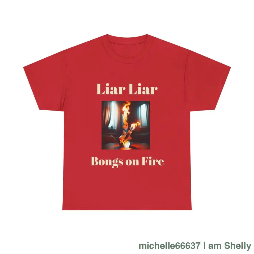 Liar Liar -Heavy Cotton Tee Red / S T-Shirt