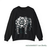 Magical Elephant Unisex Heavy Blend™ Crewneck Sweatshirt S / Black Sweatshirt