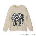 Magical Elephant Unisex Heavy Blend™ Crewneck Sweatshirt S / Sand Sweatshirt