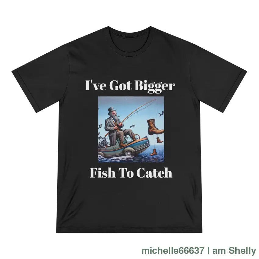 Matey Gone Fishing Funny Meme Black / XS T-Shirt